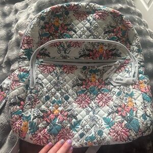 Harry Potter Vera Bradley Multicolor Floral Quilted Large Backpack
